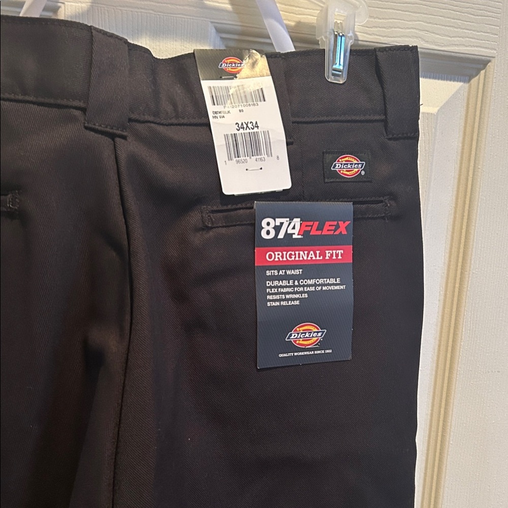 Dickies Men's Classic Black Dress Pants